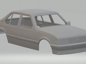 Ascona sedan 1981 3D Print Model