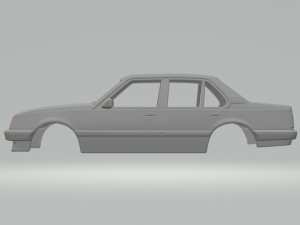 Ascona sedan 1981 3D 프린트 모델