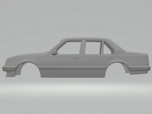 Ascona sedan 1981 3D Print Model
