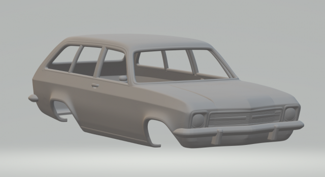 Opel ascona voyage 70 3D Print Model .c4d .max .obj .3ds .fbx .stl .blend