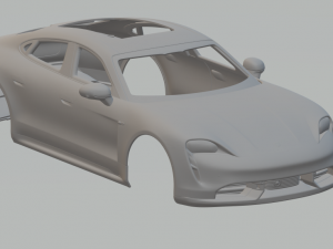 Porsche taycan 3D प्रिंट मॉडल