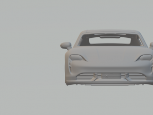 Porsche taycan 3D प्रिंट मॉडल