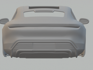 Porsche taycan 3D प्रिंट मॉडल