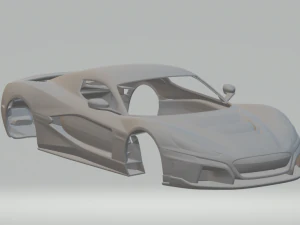 Друга концепція Rimac 3D Принт Модель