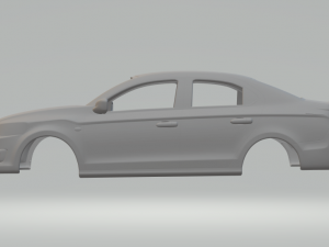 Citroen c elysee 3D 프린트 모델