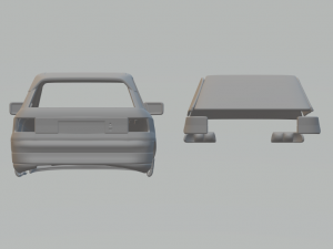 Opel Astra GSi F 199194 Modèles 3D en vedette