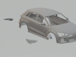 2022 Audi RS3 Sportback 3D Print Model