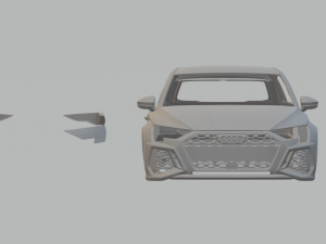 2022 Audi RS3 Sportback 3D Baskı Modeli