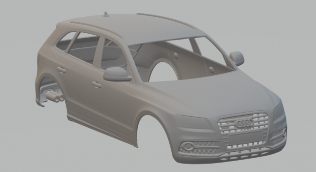 Audi sq5 3D 프린트 모델 .c4d .max .obj .3ds .fbx .stl .blend 