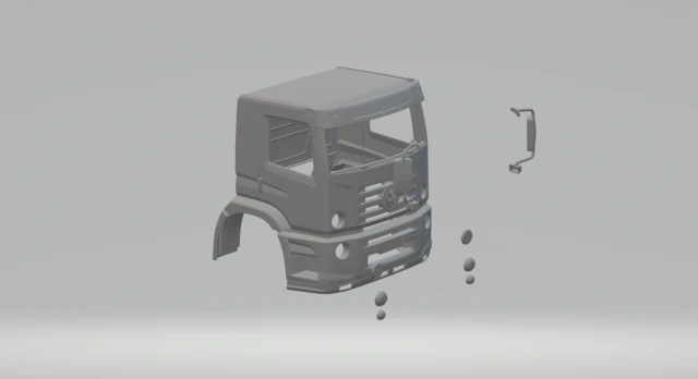 大众星座座舱 3D 打印模型 .c4d .max .obj .3ds .fbx .stl .blend 