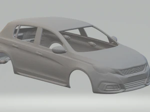 PEUGEOT 308 2017 3D Print Model