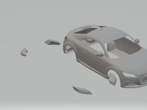 Audi tt s 15 Modèles 3D en vedette