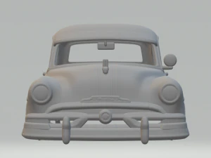 PONTIAC CHIEFTAIN DELUXE WAGON 53 3D Print Model