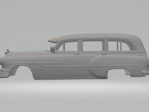 PONTIAC CHIEFTAIN DELUXE WAGON 53 3D Принт Модель