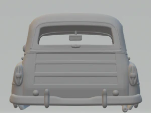 PONTIAC CHIEFTAIN DELUXE WAGON 53 3D Print Model