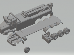 WESTERN STAR 4900SA WRECKER 3D Print Model