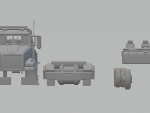 WESTERN STAR 4900SA WRECKER Modèles 3D en vedette