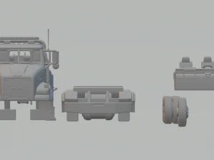 WESTERN STAR 4900SA WRECKER 3D Print Model