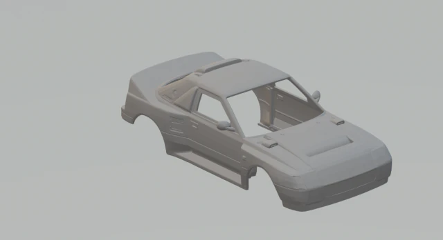 Toyota MR2 Group B rally car 3D Print Model .c4d .max .obj .3ds .fbx .stl .blend 