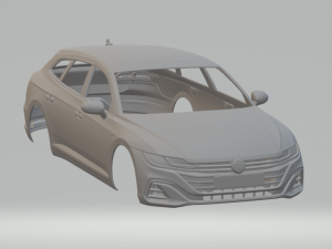 2022 Volkswagen Arteon Shooting Brake Modèles 3D en vedette