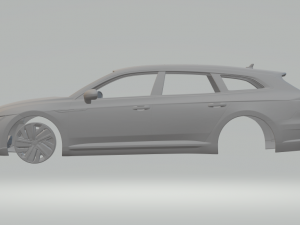 2022 Volkswagen Arteon Shooting Brake 3D प्रिंट मॉडल