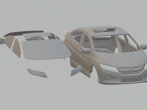 Honda city Modelo de impresión 3D