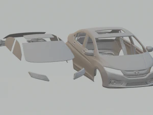 kota Honda Model Cetak 3D