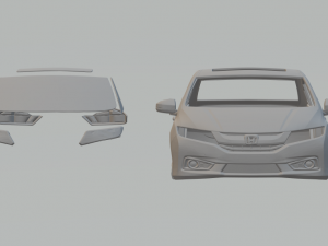 Honda city Modelo de impresión 3D