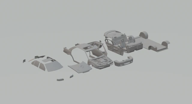 92 falcon gt 3D Print Model .c4d .max .obj .3ds .fbx .stl .blend 