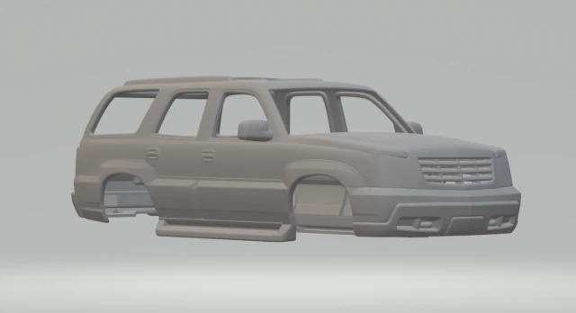 Cadillac escalade 02 3D Print Model .c4d .max .obj .3ds .fbx .stl .blend 