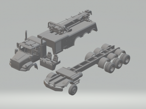 WESTERN STAR 4900 rotator 3D Print Model