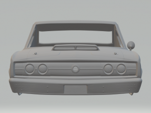 Dodge charger 66 Modèles 3D en vedette