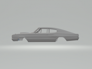 Dodge charger 66 Modèles 3D en vedette