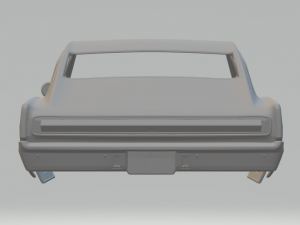 Dodge charger 66 Modèles 3D en vedette