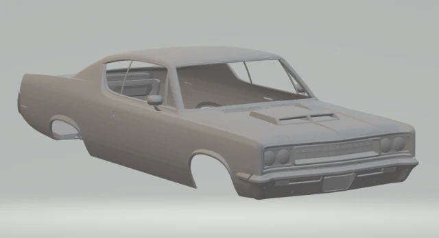 Amc rebel 3D Print Model .c4d .max .obj .3ds .fbx .stl .blend 