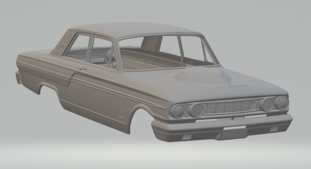 Fairlane fairlane thunderbolt 64 Modello di stampa 3D .c4d .max .obj .3ds .fbx .stl .blend 