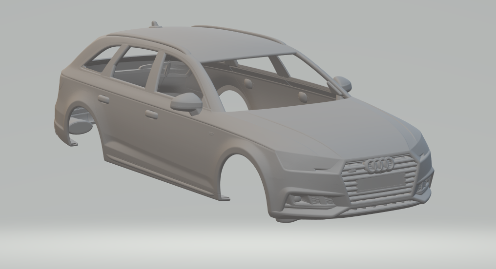 Audi s4 avant 3D Print Model in Vehicle 3DExport