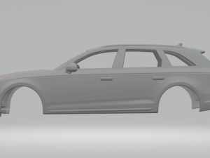 Audi s4 avant 3D 打印模型
