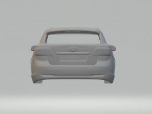 TOYOTA AVENSIS TOURER 09 Modèles 3D en vedette