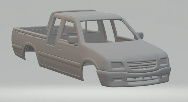 Opel campo sports cab 97 3D Print Model .c4d .max .obj .3ds .fbx .stl .blend 