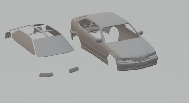 Series 3 e36 compact 1994 3D Принт Модель .c4d .max .obj .3ds .fbx .stl .blend 