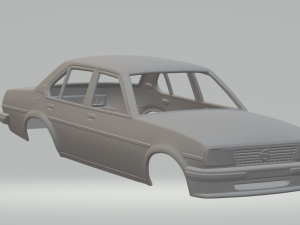 Opel ascona Model Cetak 3D