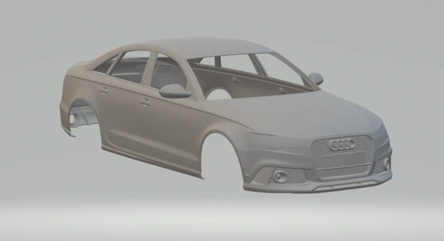 Audi rs6 sedan 2015 3D Print Model .c4d .max .obj .3ds .fbx .stl .blend