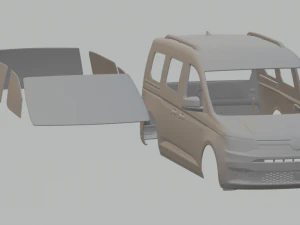 Фольксваген Кэдди 3D Принт Модель