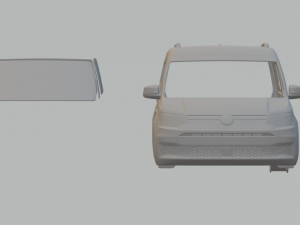 Vw caddy 3D प्रिंट मॉडल