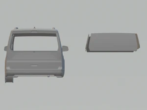 Vw caddy 3D Print Model