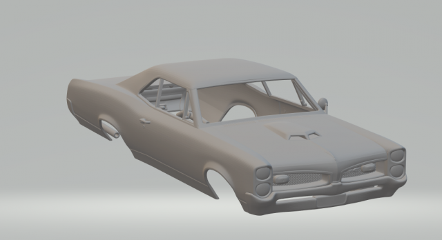 Pontia gto 67 3Dプリントモデル .c4d .max .obj .3ds .fbx .stl .blend 
