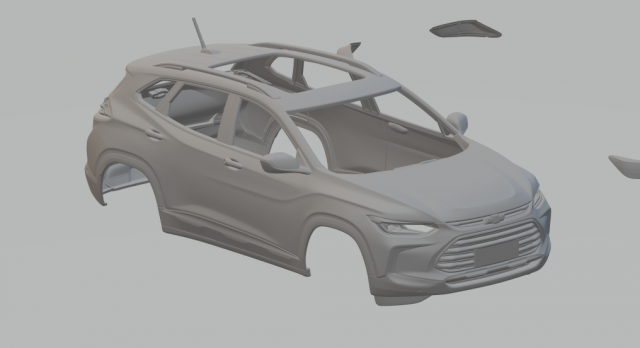 Chevrolet tracker 2021 Modelo de impresión 3D .c4d .max .obj .3ds .fbx .stl .blend 