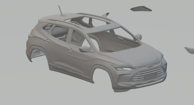 Chevrolet tracker 2021 3D Print Model .c4d .max .obj .3ds .fbx .stl .blend 