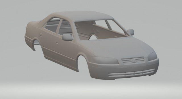 Toyota camry mk4 97 3D-printmodel .c4d .max .obj .3ds .fbx .stl .blend 
